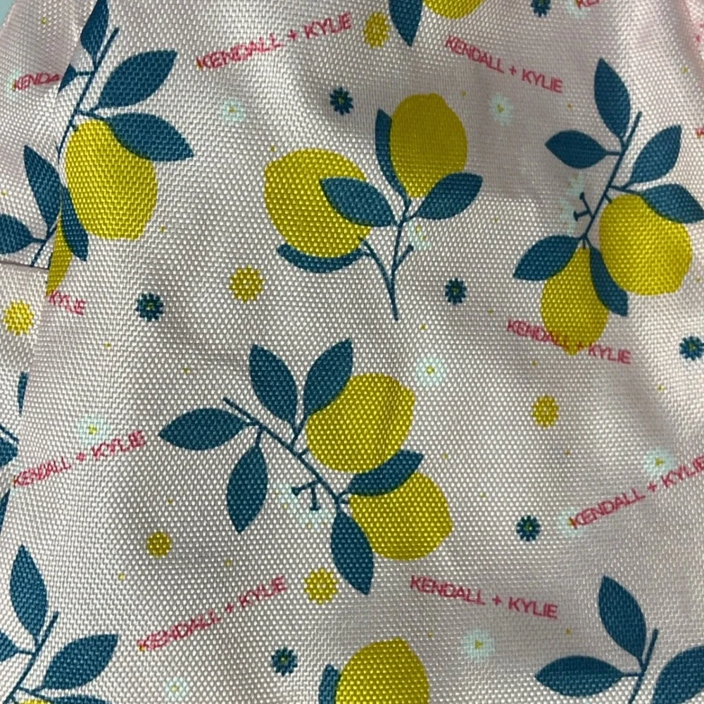 NEW Kendall & Kylie Pink‎ Yellow Lemon Small Mini Backpack Purse Cottagecore